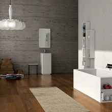 1800x720x570 мм твердый поверхностный камень CUPC одобренная Ванна прямоугольная отдельно стоящая Corian матовая ванна с хранением RS65114