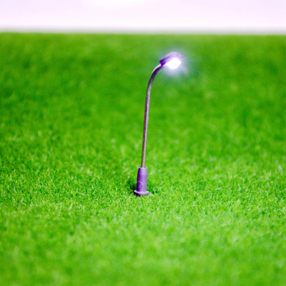 

2017 new arrivel 3V LED 1/500 scale 3cm high Scale copper model lamp with coloful wires