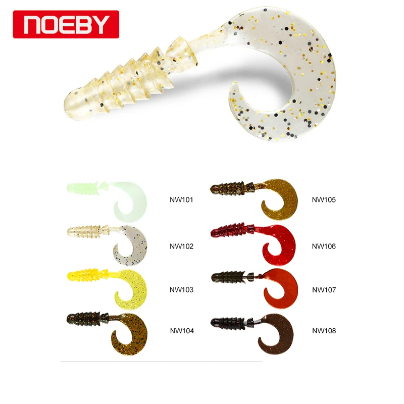 

Noeby 8pcs/lot 8cm Jig Head Fly Fishing Shad Lure Silicone Swimbait for Fishing isca artificial Carp Fishing Tackle
