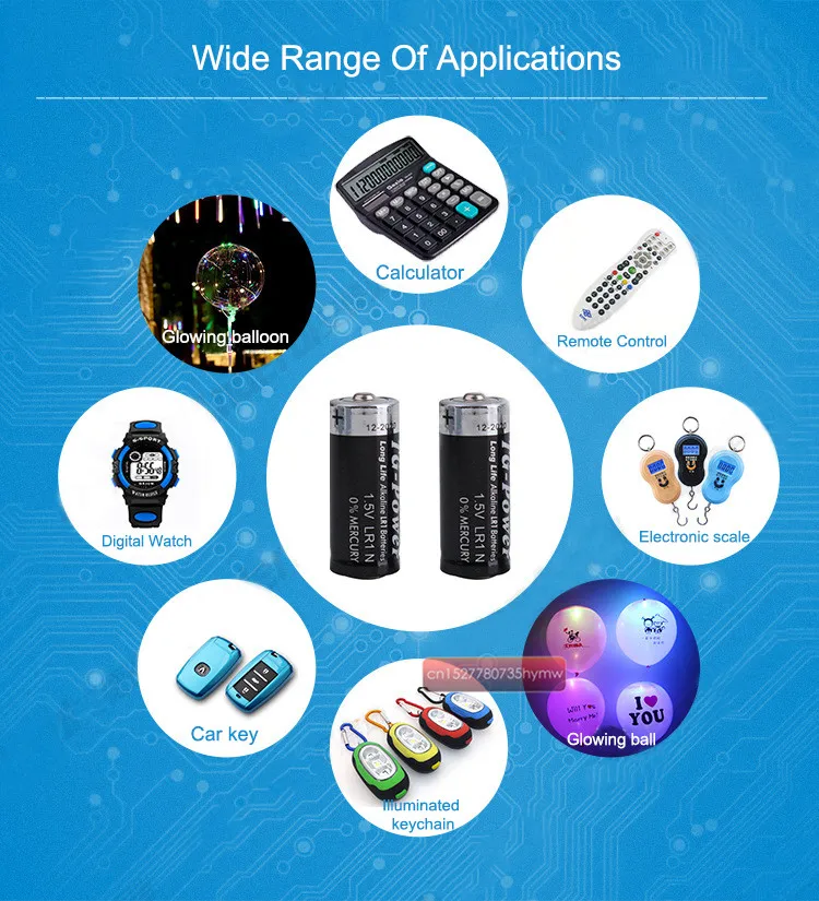 1 шт. щелочная батарея 1,5 в сухая батарея модель LR1 N батарея AM5 15A 910A sperker/bluetooth/плееры батарея