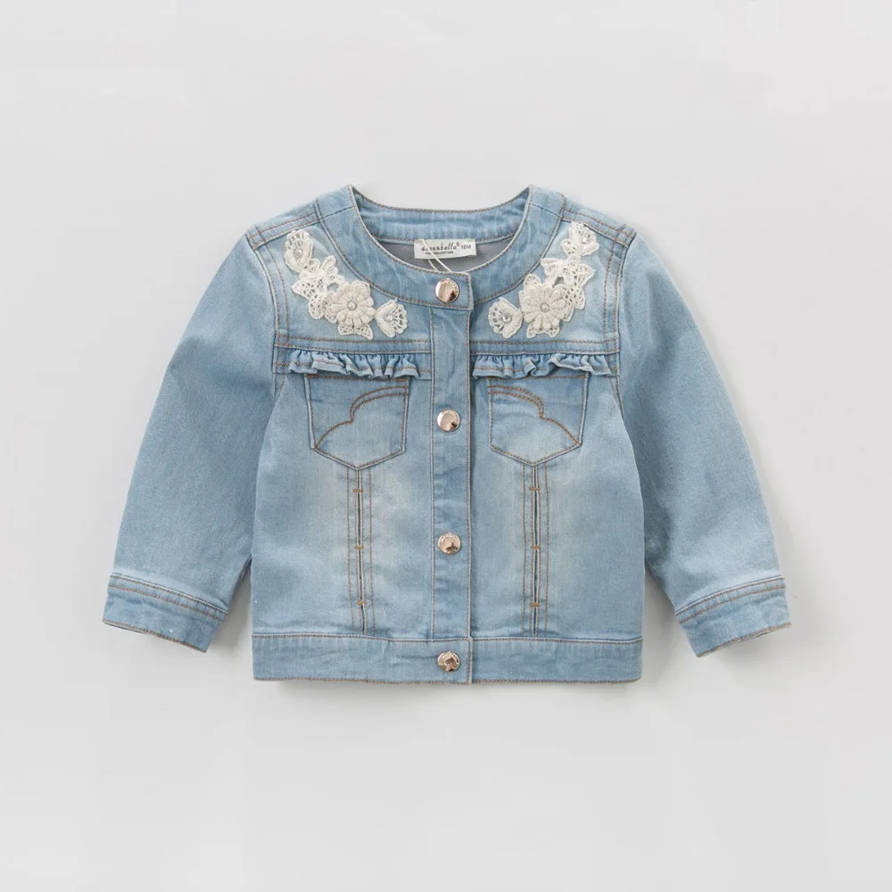 2017Autumn Cotton child girl clothes kid baby girl spring jacket