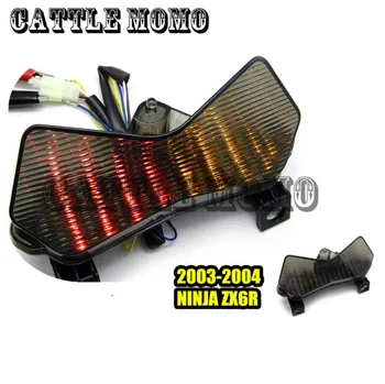 

Motorbike LED Tail Brake Light Turn Signals Light Lamp for KAWASAKI 636 ZX6R Ninja 2003 2004 Motorcycle Tailight Lamp