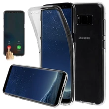 

Note8 Crystal Touch Full body Transparent Case for Samsung Galaxy Note 8 Cover Soft Silicone Phone bag Cases for SM N9500 N950