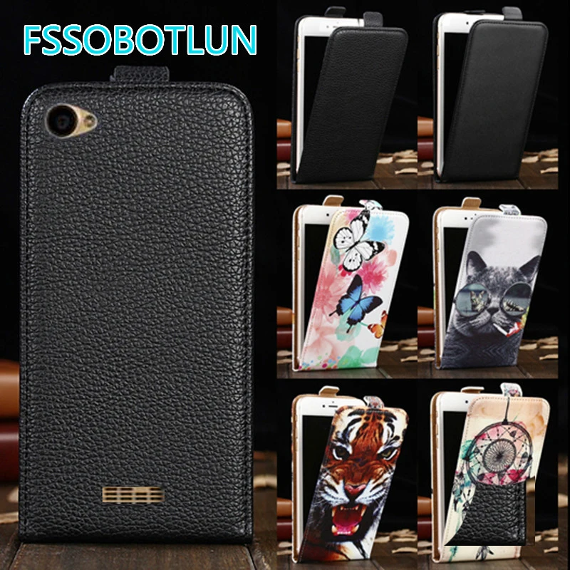 

Factory direct! For Micromax Canvas Magnus 2 Q338 Case Cartoon Painting vertical phone bag flip up and down PU Leather Cover