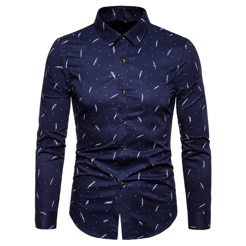 Модная брендовая дизайнерская мужская рубашка, хлопковая рубашка 5xl, облегающая уличная одежда с длинным рукавом, высококачественная повседневная одежда