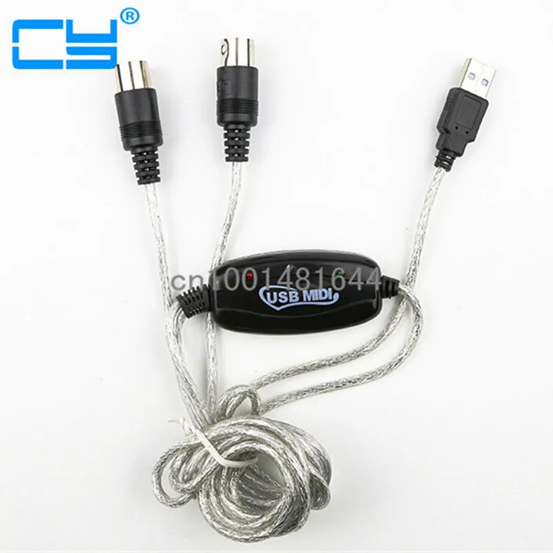 1.8M USB MIDI Cable Converter to PC Music Keyboard Adapter Retail