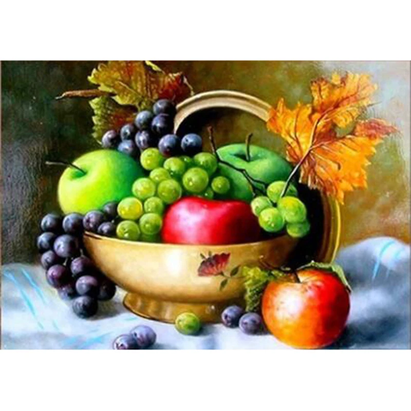 Diamond Painting Fruit 5D Diy Diamond Embroidery Full Square Mosaic