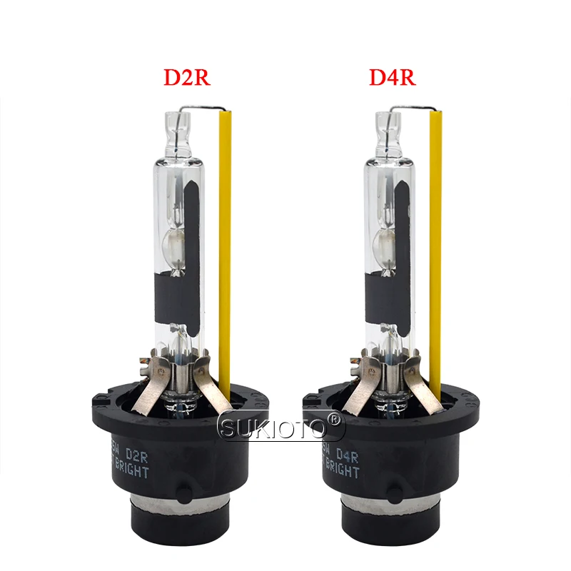 SUKIOTO Premium 55W Xenon D2S D4S Car Headlight HID Bulb 5500K D2S D4S HID Projector Lens Bulb For 55W D2R D4R Xenon Ballast Kit (3)