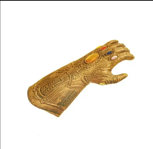 1 pc The Thanos Infinity Gauntlet Cosplay Gloves Prop Halloween Hard Latex : Infinity War Mask