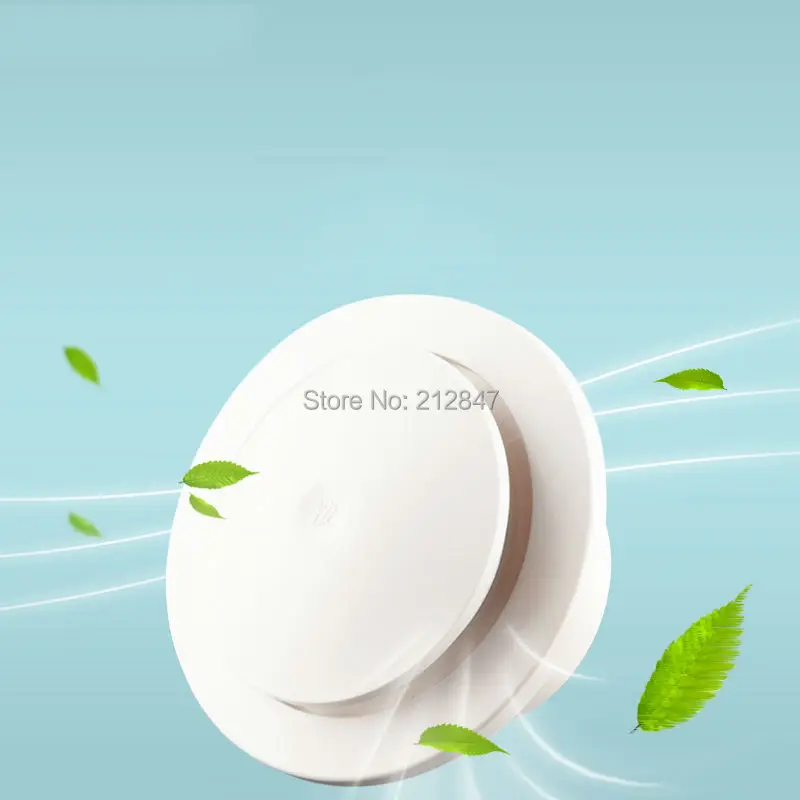 Fresh air system pop up adjustable filter silencer ABS 100mm