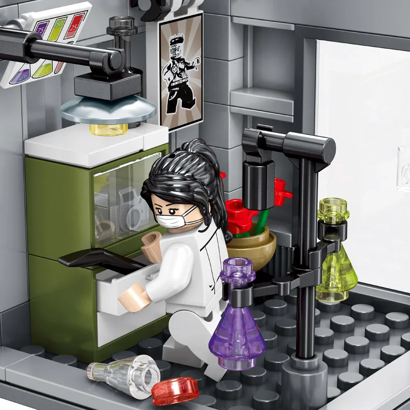 City-Police-Biochemical-Lab-Series-Legoings-Model-Building-Blocks-Technic-Classic-Figures-Enlighten-Bricks-Toys-Gift (3)
