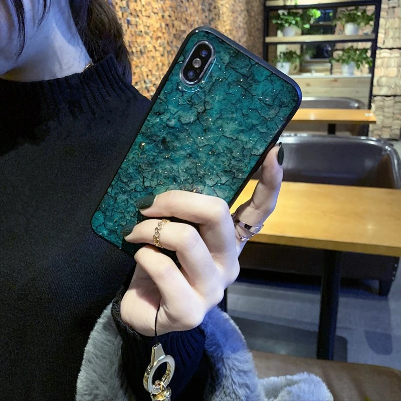 Золотой блестящий Мраморный чехол для Xiaomi Mi 8 Lite SE 5X 6X A1 A2 MiA2 Mi8 |