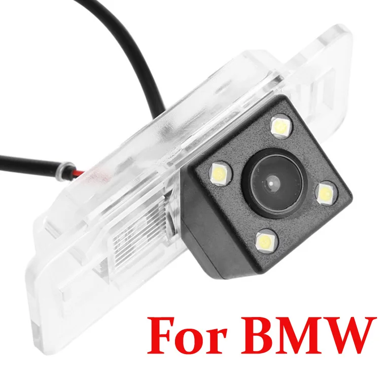 

Car CCD Rear View Camera For BMW E46 E39 E90 E53 X1 X5 X6 Auto Accessories HD 4 LED Backup Reverse Night Vision Parking Monitor