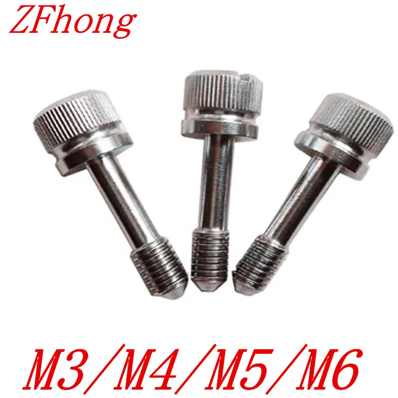 Buy 20pcs M3 M4 m5 M6 Knurled head screws with waisted