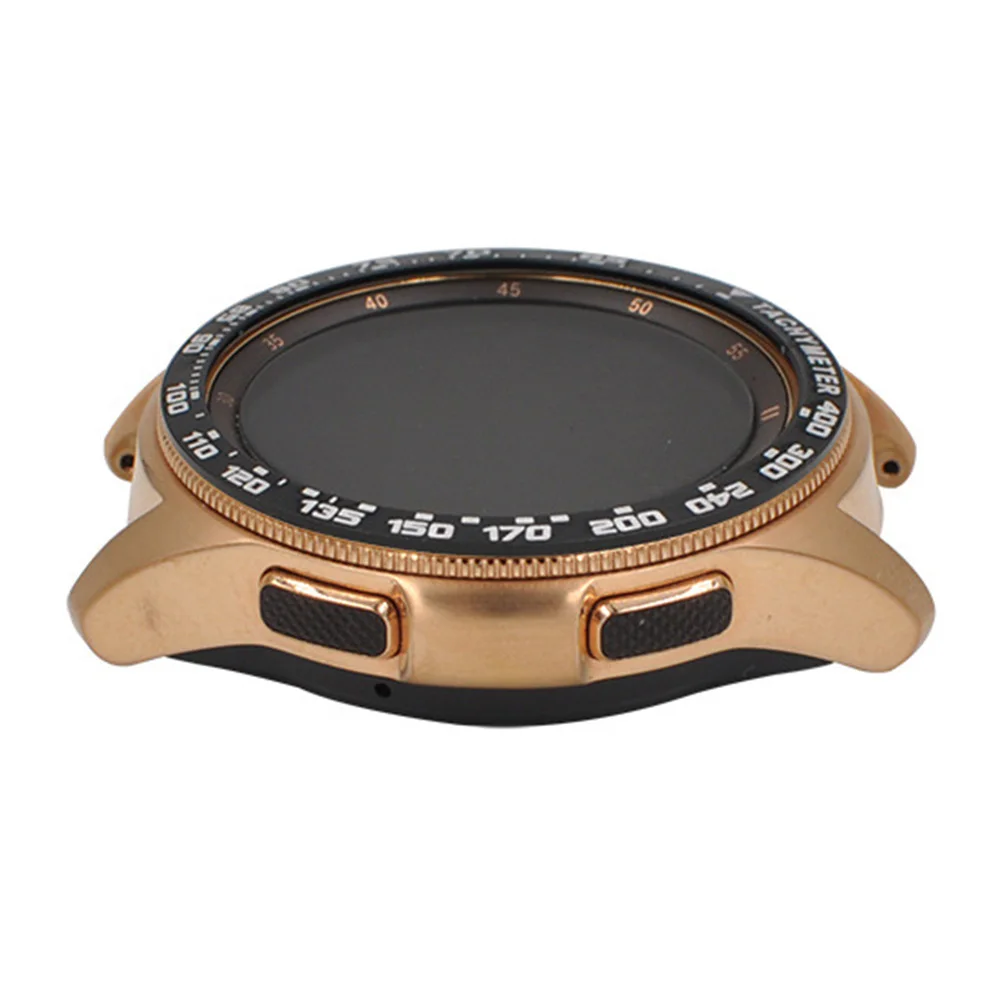 Чехол с защитой от царапин, простой клейкий чехол, защитный ободок из алюминиевого сплава, кольцо, аксессуары, повседневный чехол для Galaxy Watch 42 мм, 46 мм