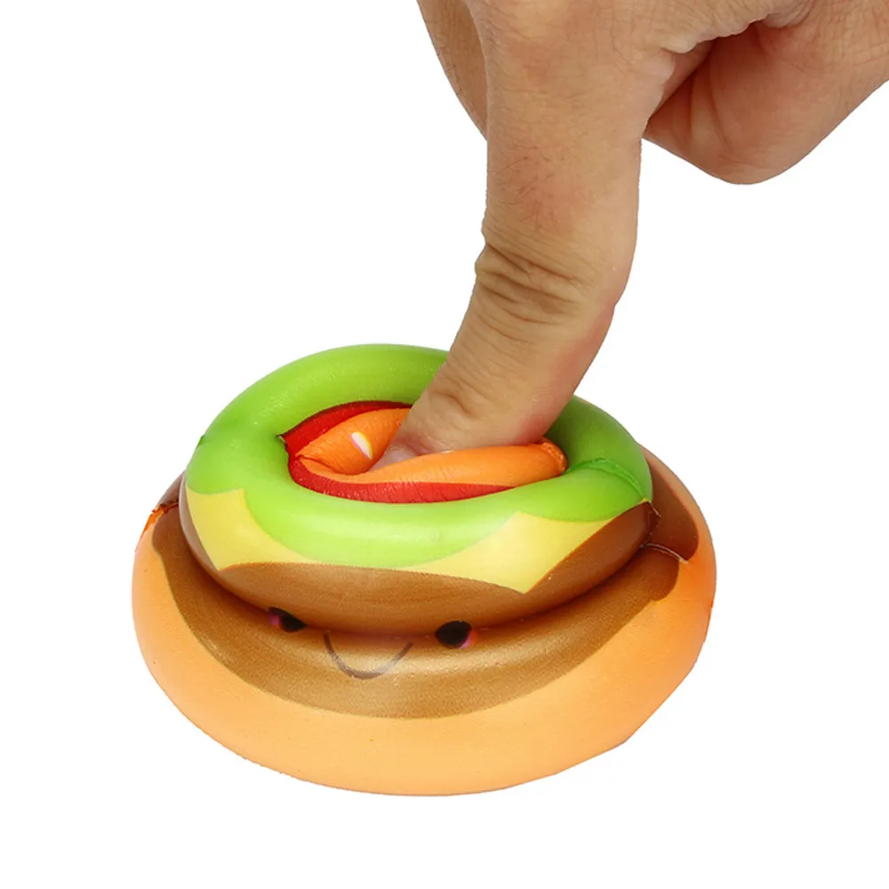 Kawaii Squishy Squeeze Kid Toys мягкая вкусная пищевая игрушка &quotкакашка&quot Slow Rising Cream