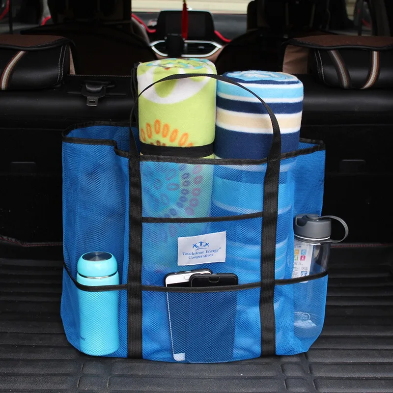 

Beach Mesh Bag anti-Sand Swimming Folding Water Bath Storage Net Bags Portable Carry Pack Pouch