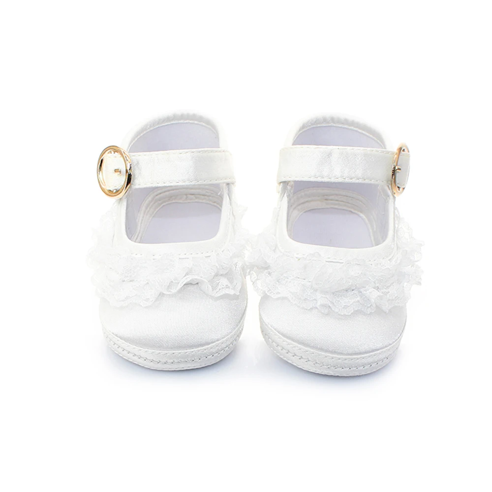 Zapatos blancos puros para bautizo, 8 diferentes a la moda para niñas de 0 2 años Riband, zapatos sólidos para niñas, hechos a mano de alta calidad 2018|baby girl fashion shoes|baby