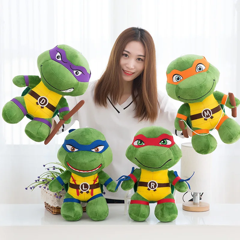 Stuffed Plush Animals Toy Movie Game Cute Turtle Cartoon Girl Plush Doll Pillow for Baby & Kids Sleeping Toys for Child Baby 1pcs 18cm cute flower monkey plush toy stuffed animals