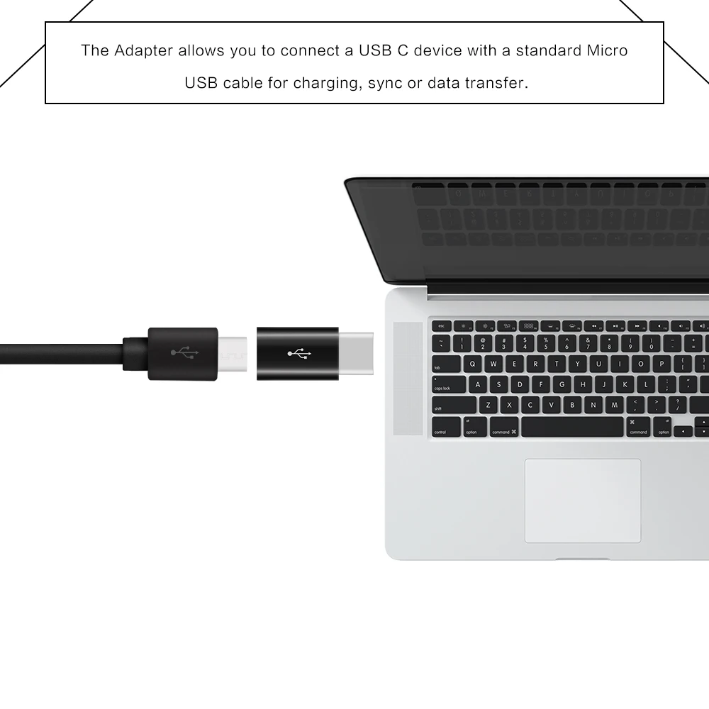 Адаптер usb type-C 3,1 адаптер USB type-C для Micro USB 480 Мбит/с конвертер кабель для Macbook samsung s8 huawei p10 p9 OTG адаптер