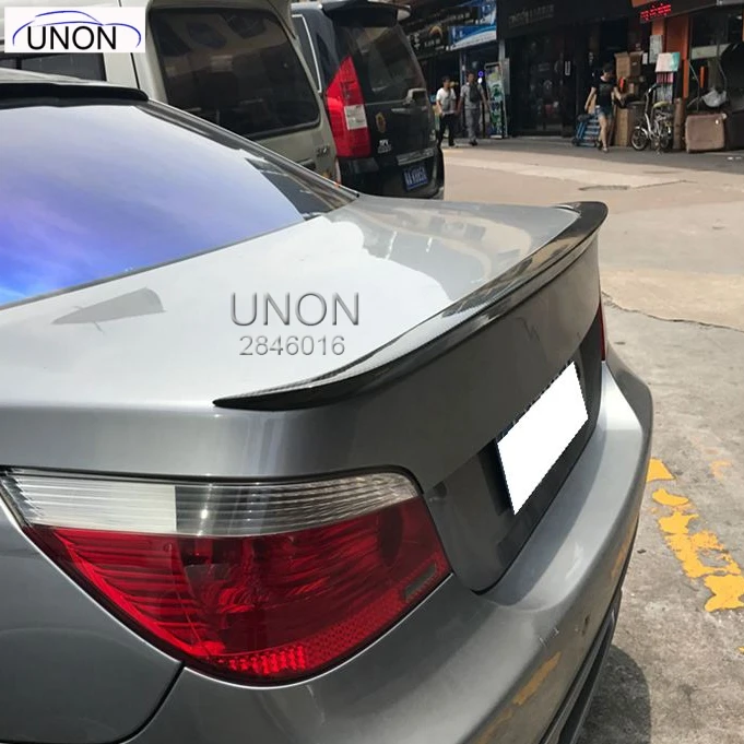 

For BMW M5 E60 Spoiler 2006-2010 520 525li 528li High Quality ABS Material Car Rear Wing Primer Color Rear Spoiler