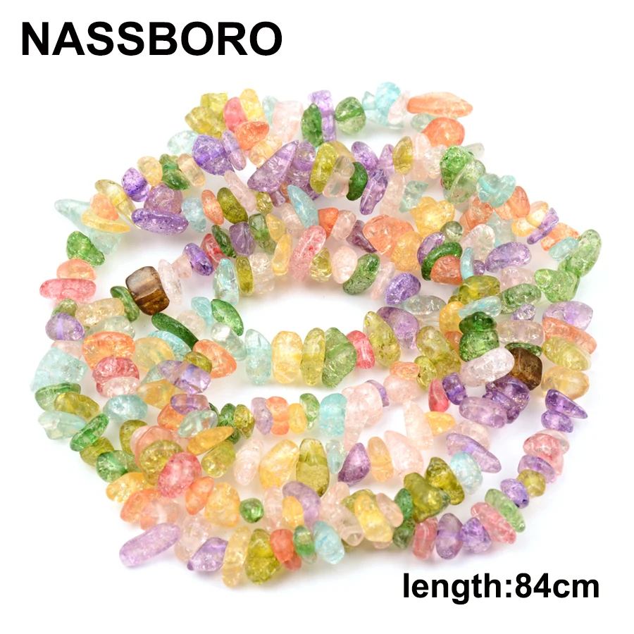 Natural Colorful Popcorn Crystal Irregular Chips Beads Gravel Stone For