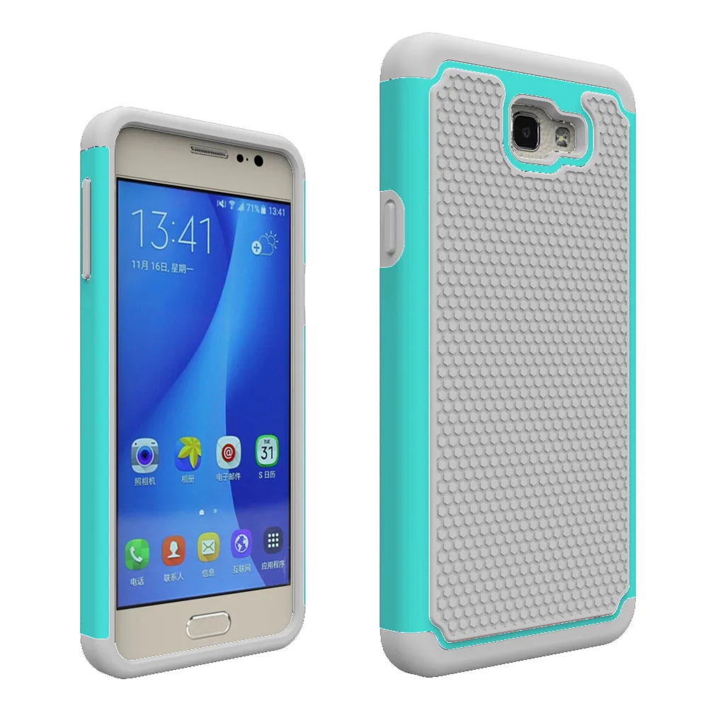 

New Dual Layer Hybrid Armor Case Rubber Silicone Hard PC Anti Shock Cover Case For Samsung Galaxy J5 Prime G570 G570F/On 5 2016