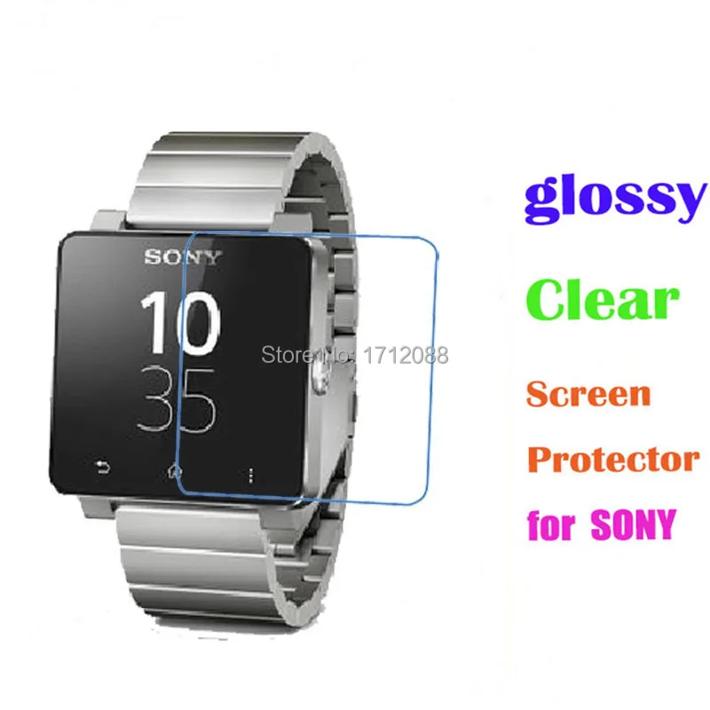 5pcs lot High Clear HD Screen Protector For Sony font b SmartWatch b font 2 SW2