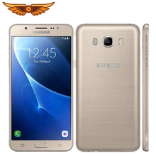 Original desbloqueado samsung galaxy j7 j7108 (2016) 5.5 polegada 3gb ram 16gb rom lte 4g 13mp câmera octa núcleo fdd/tdd nfc telefone móvel