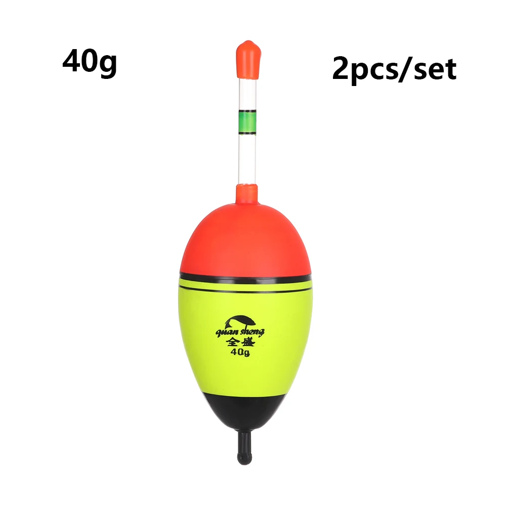 2 шт. светящийся в темноте поплавок для рыбалки 5 г-50 г EVA поплавки для рыбалки освещение поплавки для ночной рыбалки наружные аксессуары - Цвет: 40g