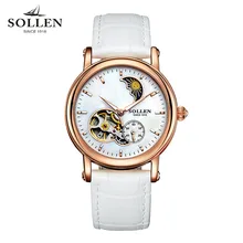 Watch Women Top brand luxury Fashion Casual Mechanical Transparent watch Lady relojes mujer women wristwatches Girl Dress clock