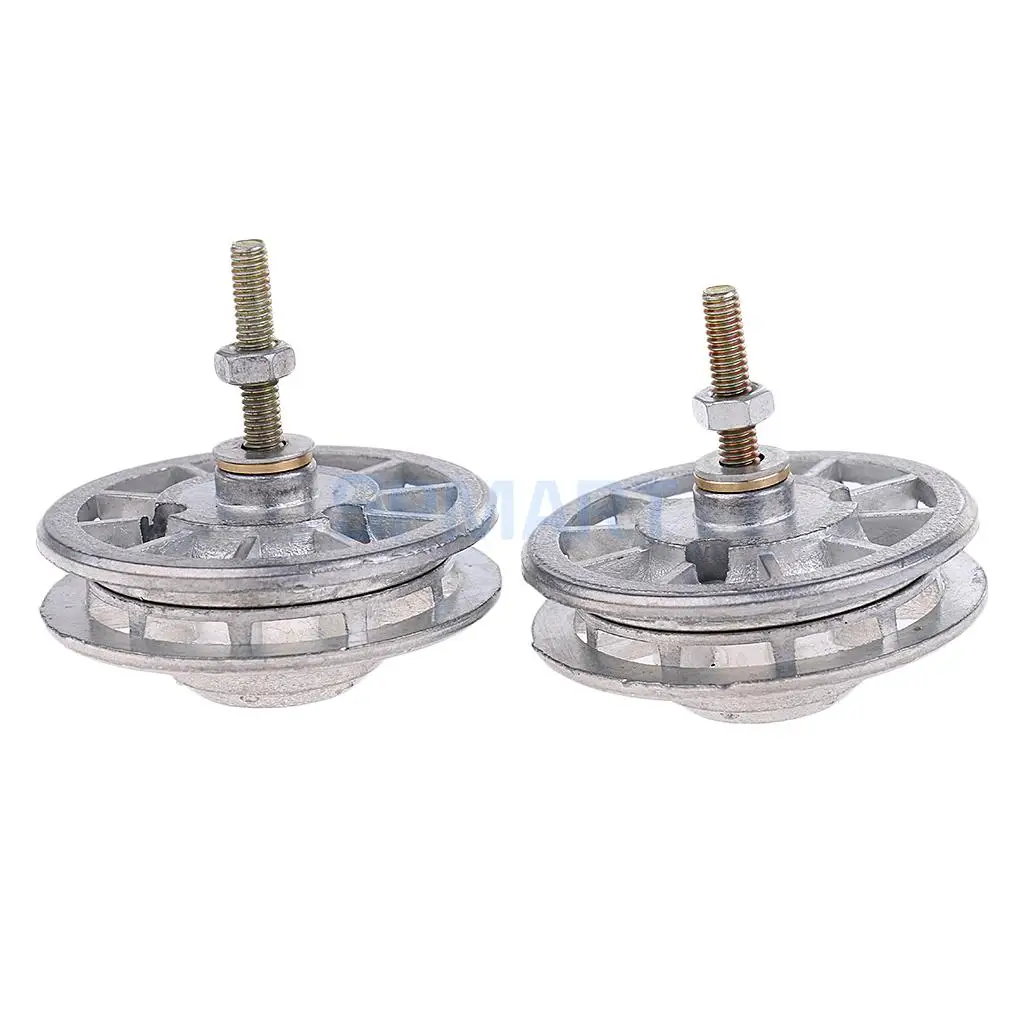 

2Pcs Silver Durable Idler Wheels for 1/16 Heng Long RC Tiger Tank 3818-1
