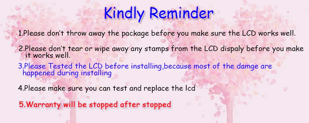 FRD LCD Reminder