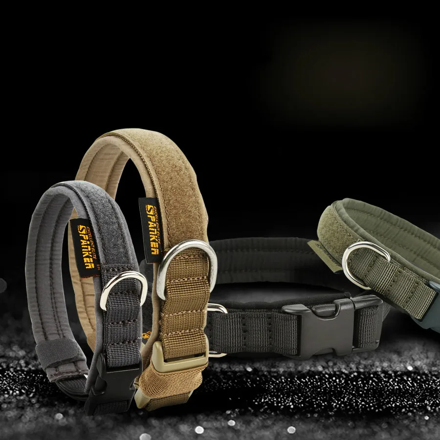 

Small Medium and Large Dog Collar Teddy Collar German Shepherd Labrador Military Dog Collars