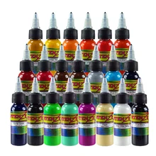 OuxinLi татуировки 21 цвет чернила для перманентного татуажа набор