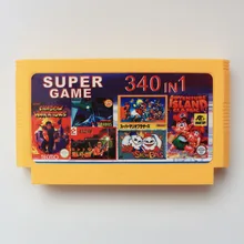 Игровая карта 340 в 1 8 бит 60 контактов