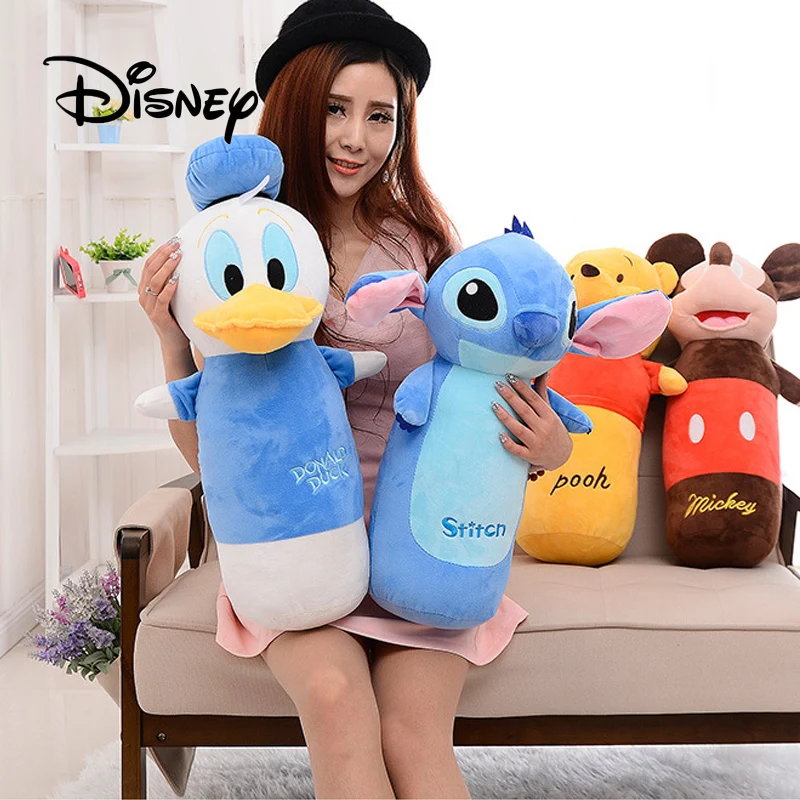 Disney 60 см плюшевая игрушка ручная кукла Винни Пух Стич Дональд Дак Микки Маус