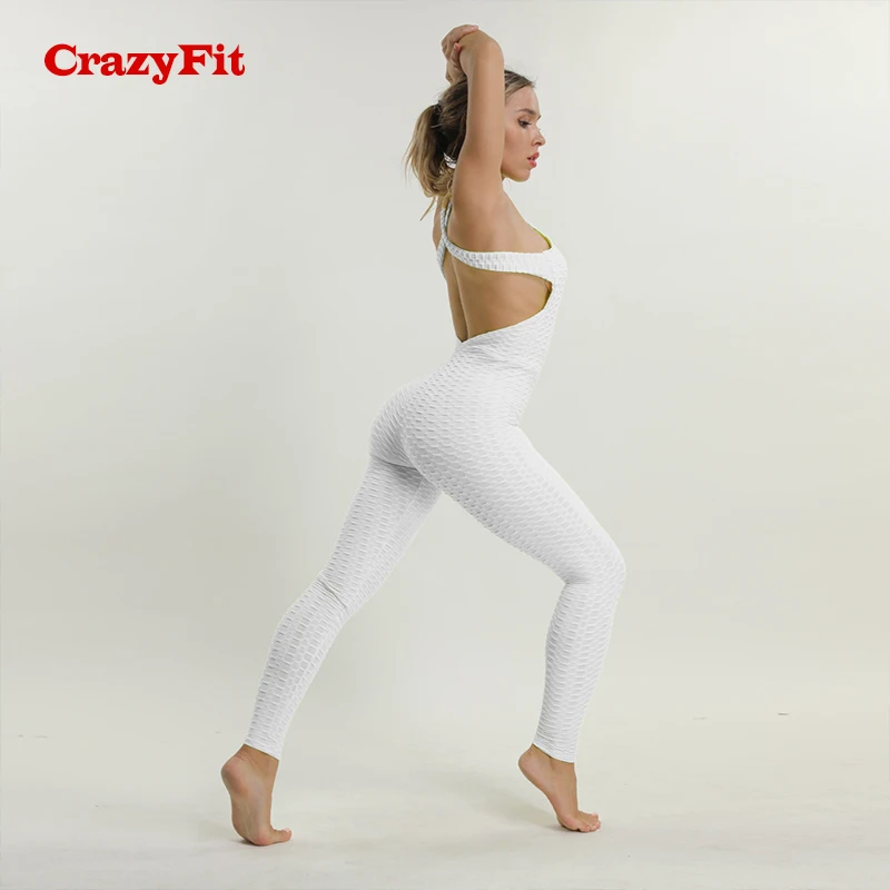 CrazyFit 2018 новая сексуальная одежда для фитнеса женский цельный спортивный набор