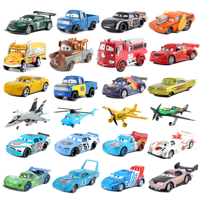 

Cars Disney Pixar Cars 3 Lightning Mater Jackson Storm Ramirez 1:55 Diecast Vehicle Metal Alloy Boy Kid Toys Christmas Gift