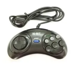 

Orginal style GENESIS & MEGADRIVE Controller, 6 Button GamePad 16 BIT GAME Controller