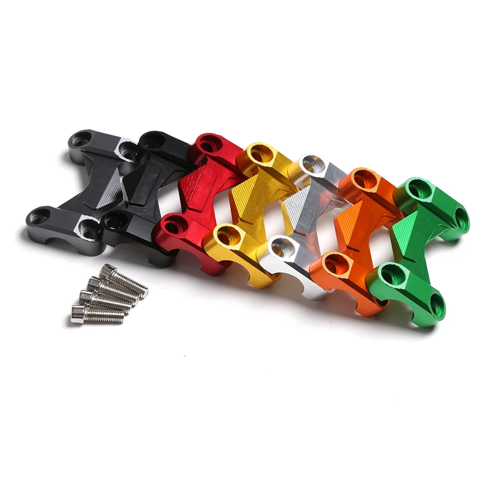 Motorcycle CNC Aluminum Handlebar Risers Top cover Handle Bar Fat Bar