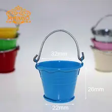 Мини кукольный домик мини модель моделирования аксессуары реквизит синее портативное ведро Утюг изысканный