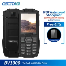 Blackview BV1000 IP68 водонепроницаемый ударопрочный прочный мобильный телефон 2,4 дюймов MTK6261 3000 мАч две sim-карты мини сотовый телефон фонарик