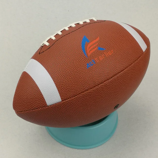 ActEarlier Sports Balls Official Size 9 American Football Rugby Ball PU leather Rugby For Training Gift Entertainment Kids Toy