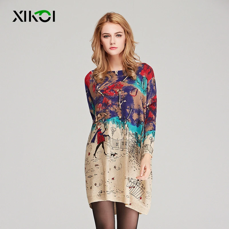 Xikoi Cardigan Female Pull Femme Top Brand Polyester Computer Knitted ...