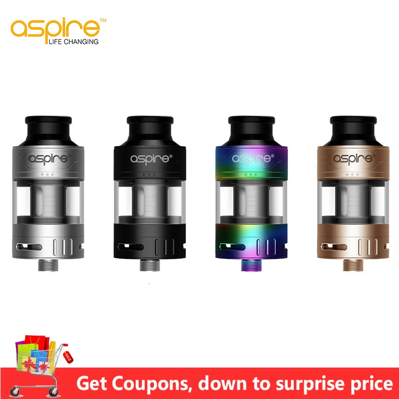 

Original Aspire Cleito Pro Tank Electronic Cigarette Vape Aspire Pro Vaporizer Tank Use Cleito 0.5ohm Mesh Coil Pre-order