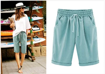 

Vadim Polyester Cotton Flat Sweatpants Rushed Real Elastic Waist Large Size Free Shipping 2020 Summer Pants Women Wear Loose