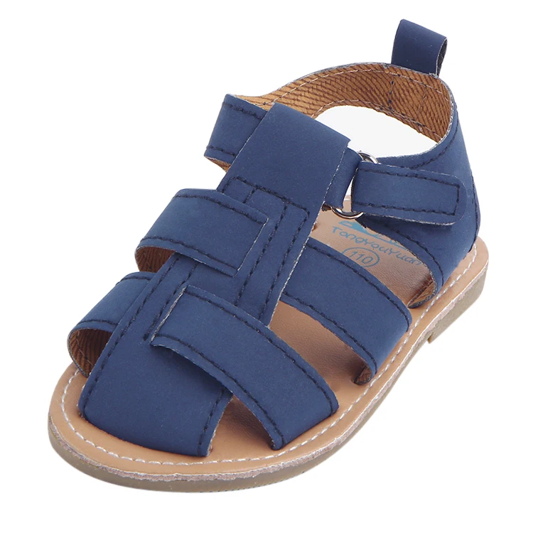 PU Leather Baby Boy Sandals Anti Slip Summer simple contractedbaby