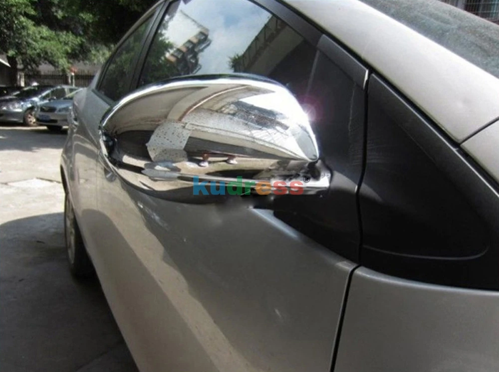 para mazda abs chrome porta lateral do carro espelho retrovisor decoração capa trims adesivo estilo acessórios pçs