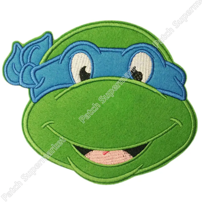 

6.1" LARGE Teenage Mutant Ninja Turtles Patch Applique MOVIE Lovely Boy Girls Dress Embroidered Patch Logo Badge